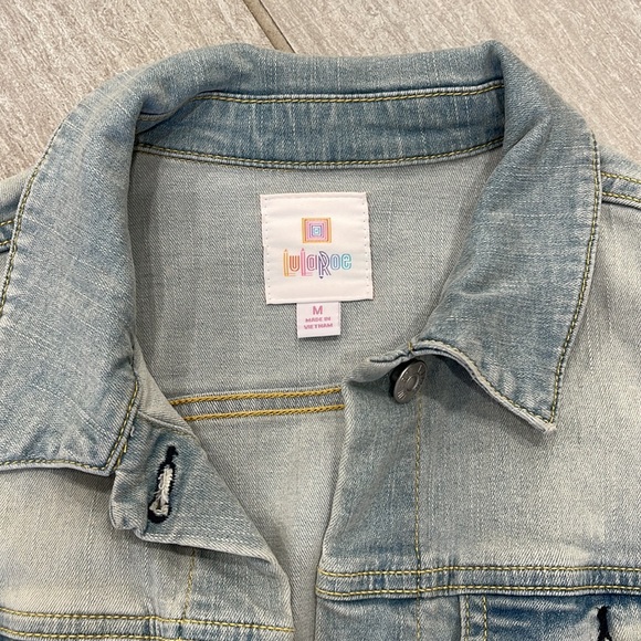 Lularoe denim jacket - Picture 2 of 4
